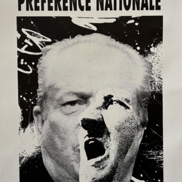 La vrai visage de la preference nationale Original Vintage Poster