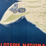 Loterie Nationale Original Vinage Poster