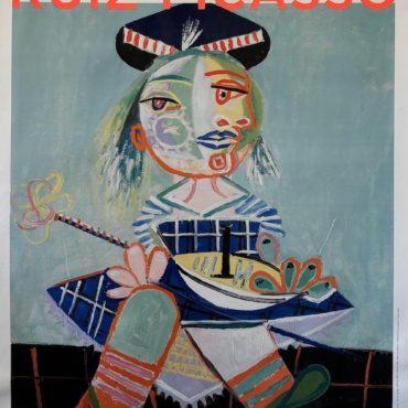 Maya Ruiz-Picasso Original Vintage Poster Letitia Morris Gallery