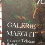 Riopelle Galerie Maeght Teheran Original Vintage Poster