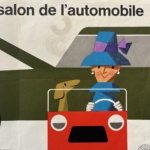 43 Salon de l'automobile Original Vintage Poster