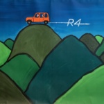 Renault R4 Original Poster Savignac 1963