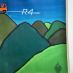 Renault R4 Original Poster Savignac 1963