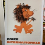 International Fair of Lyon Original Vintage Poster