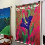 Quarez Marché aux Fleurs 1991 Original Vintage Poster