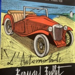 Bernard Buffet 'L'automobile' Original Vintage Poster