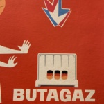 'Qu'il Fait Bon...' BUTAGAZ, Vintage Gas Heating Advertising Poster, Circa 1950