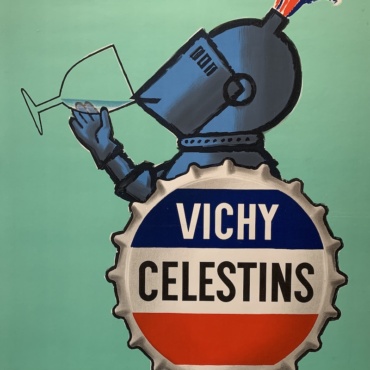 Savingac Vichy Celestins Original Vintage Poster