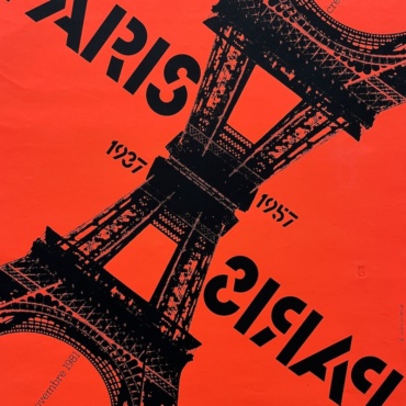 cieslewicz paris paris orignal vintage poster