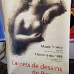 Picasso Carnets de dessins Original Vintage Poster