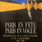 Paris en Fete Paris en Vogue Original Vintage Poster