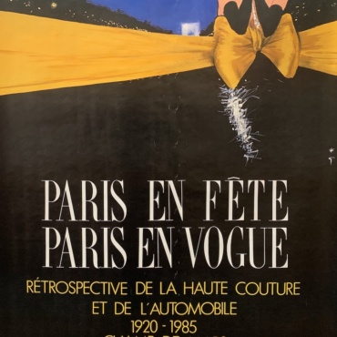 Paris en Fete Paris en Vogue Original Vintage Poster