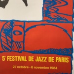 Festival De Jazz 1984 Original Vintage Poster