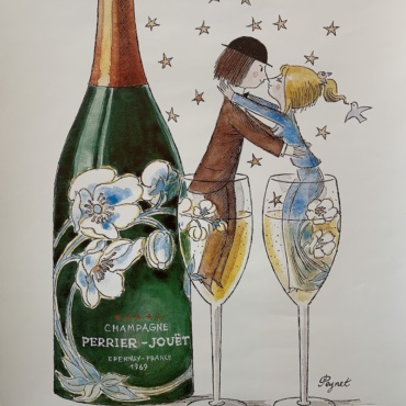 Champagne Perrier-Jouet Original Vintage Poster