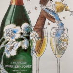 Champagne Perrier-Jouet Original Vintage Poster