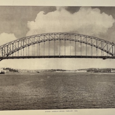 Sydney Harbour Bridge Original Vintage Poster