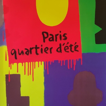 Paris Quartier d'ete Quarez Original Vintage Poster