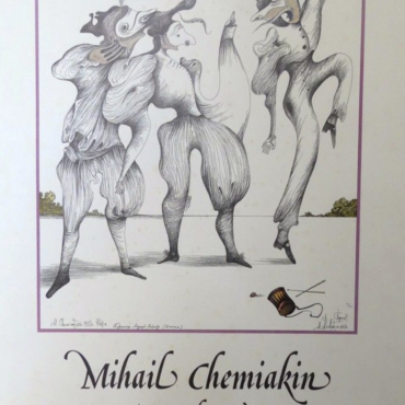 Chemiakin 1975 Original Vintage Poster