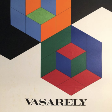 Victor Vasarely Chateau de Culan Original Vintage Poster