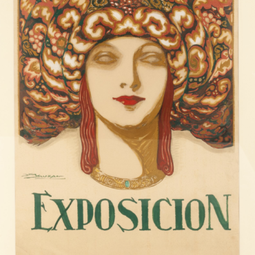 Exposicion Original Vintage Poster