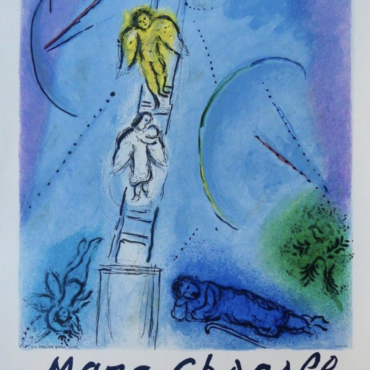 Marc Chagall Musee National Message Biblique Original Vintage Poster