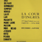 La Cour D'ingres Original Vintage Poster