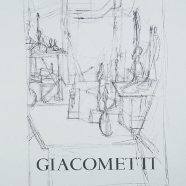 GALERIE MAEGHT GIACOMETTI Original Vintage Poster