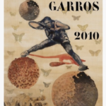 Roland Garros 2010 Original Vintage Poster