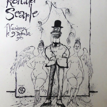 Ronald Searle Original Vintage Poster Letitia Morris Gallery