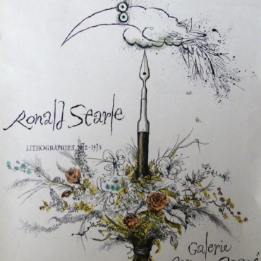 Ronald Searle Galerie Carmen Casse Original Vintage Poster