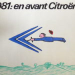 1981 EN AVANT CITROËN! Original Vintage Poster