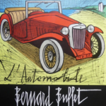 Bernard Buffet 'L'automobile' Original Vintage Poster