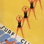 Australia Surf Club Original Vintage Poster