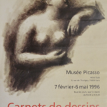 Picasso Carnets de dessins Original Vintage Poster