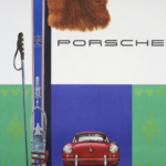 Porsche by Hanns Lohrer Original Vintage Poster