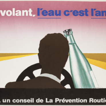 un conseil de la Prévention Routière... Villemot Original Vintage Poster