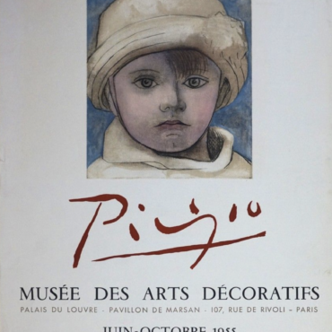 Picasso Musee des Arts Decoratifs Original Vintager Poster