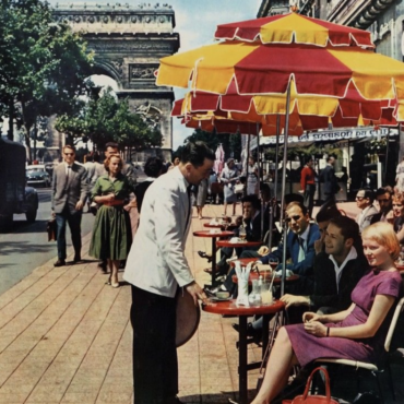 PARIS Les Champs-Élysees Original Vintage Poster