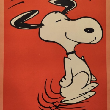 Happy Snoopy Original Vintage Poster