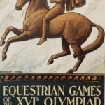 Equestrian Games 1956 Original Vintage Poster