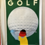 GOLF by Razzia Original Vintage Poster Letitia Morris Gallery