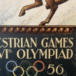 Equestrian Games 1956 Original Vintage Poster