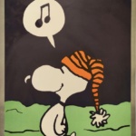 Music Snoopy Original Vintage Poster Letitia Morris Gallery