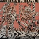 Poklon Prijateljima Boris Bucan Original Vintage Poster