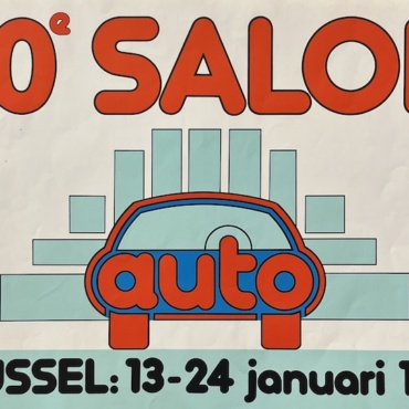 60 Salon Auto Original Vintage Poster