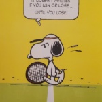 Snoopy Tennis Original Vintage Poster Letitia Morris Gallery