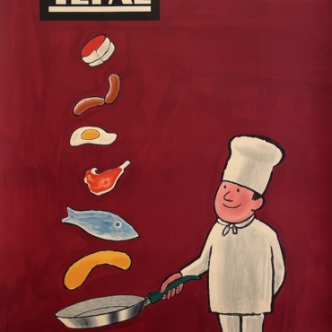 Tefal by Savignac original vintage poster