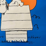 Pourquoi faut-il se lever tot le matin SNOOPY Original Vintage Poster